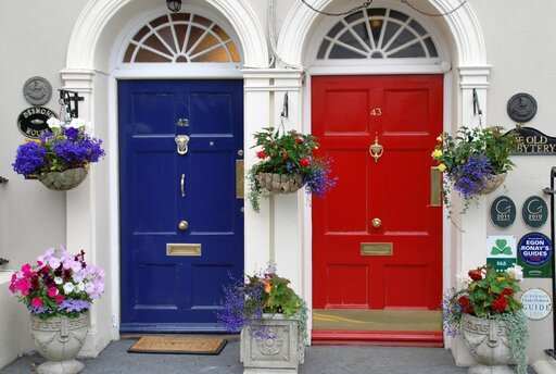 door, house, family