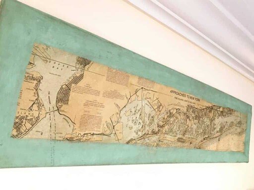 Vintage map - dining room ideas