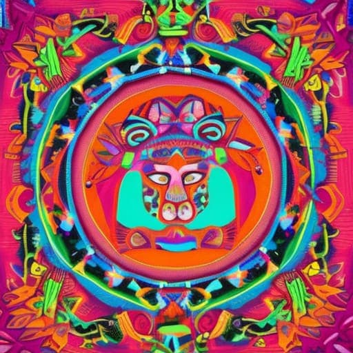 Mayan style puma