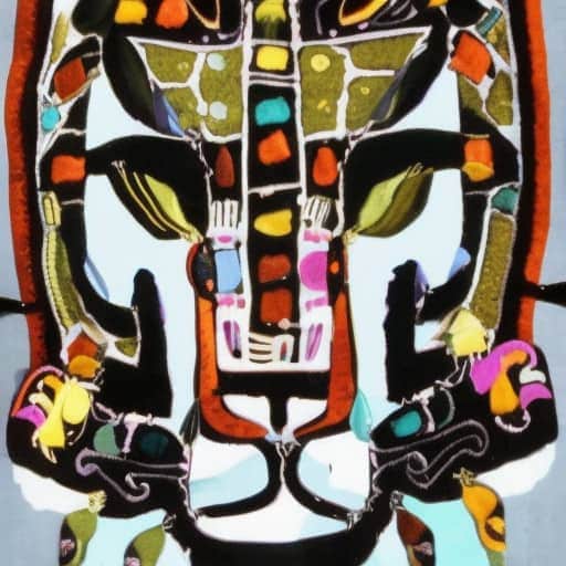 Incan style cougar warrior