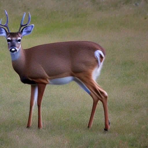 deer on gras