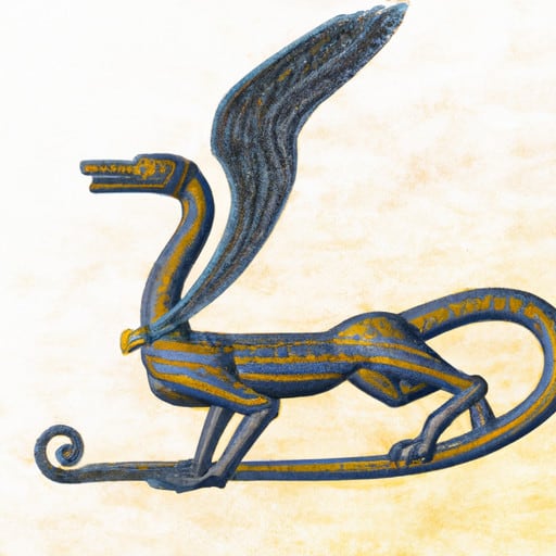 Ancient Egypt style dragon