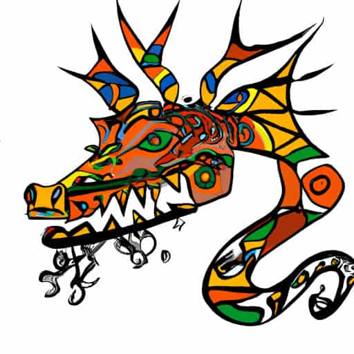 African style dragon