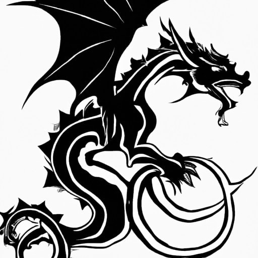 Norse style dragon