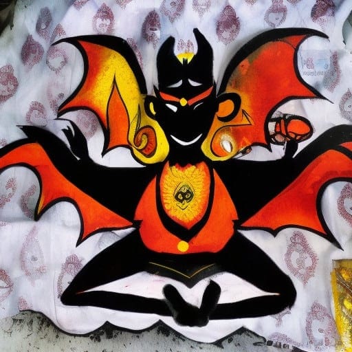 Hinduism style bat