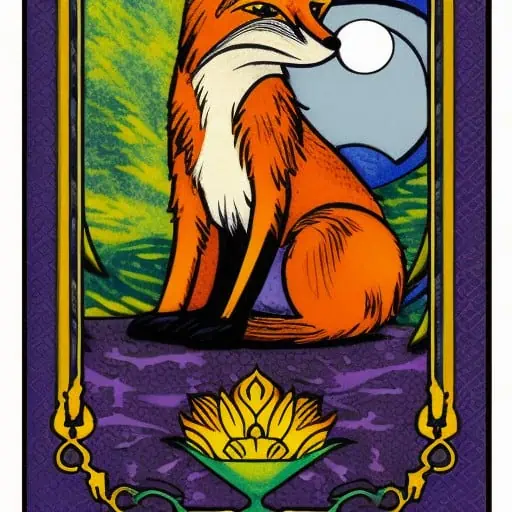 fox tarot card