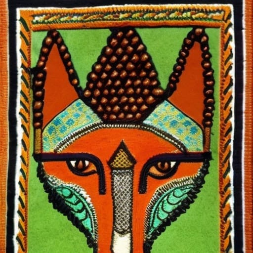 Mesopotamia style fox