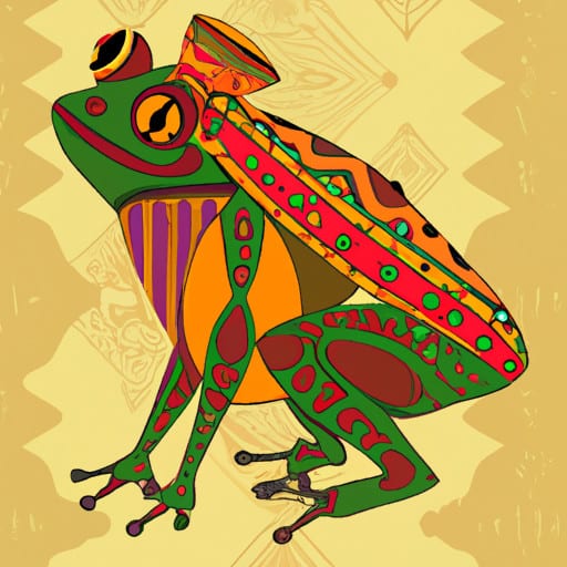 African style frog