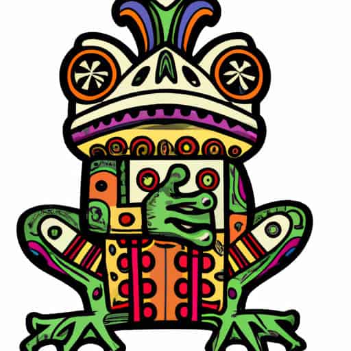 Maya style frog