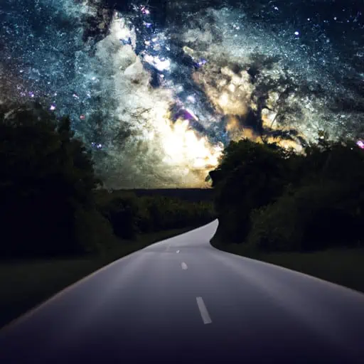 path through universe