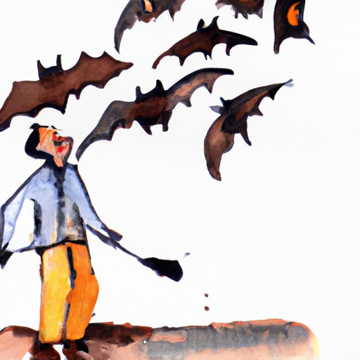 person killing bats