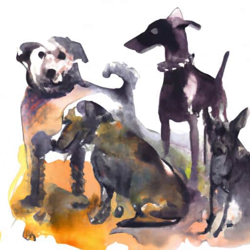 pack of dogs