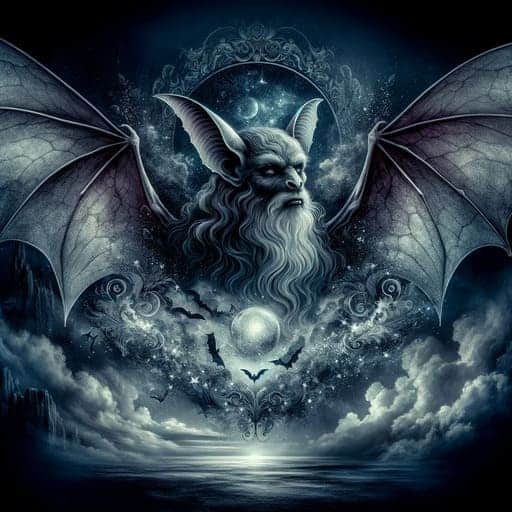 mystical bat god