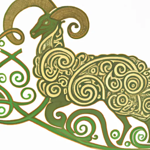 celtic style ram
