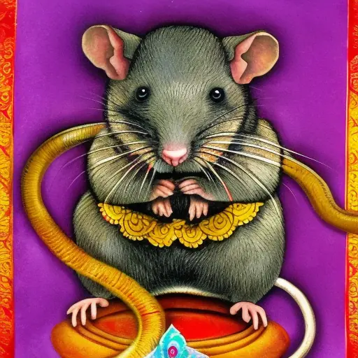 Hinduism style rat