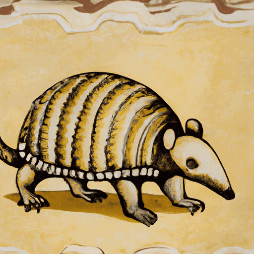 armadillo painting