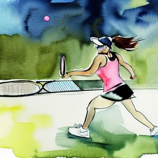 woman being active