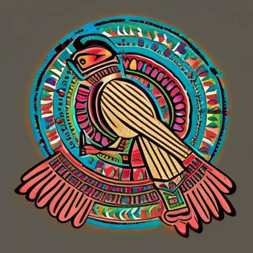 Aztec style birds