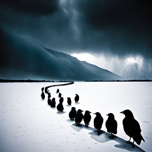 number of crows in a row