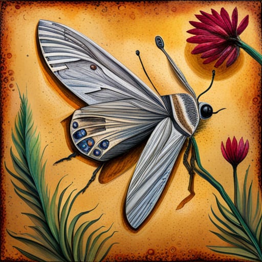 mesopotamian style moth