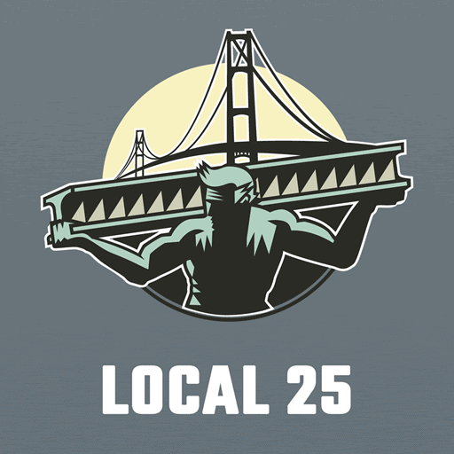 Ironworkers 25 logo