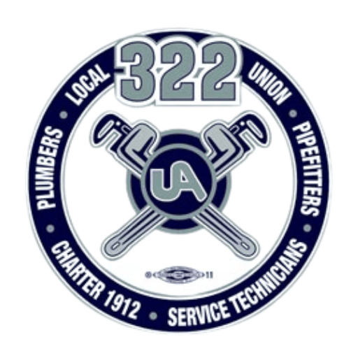 UA Local 322 logo