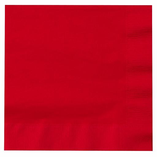 180384 33cm 2ply Red Napkin (16 x 125) - To Order
