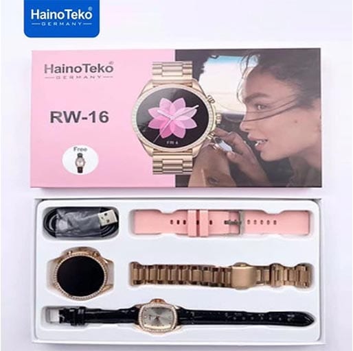 Haino Teko Germany RW-16 Bluetooth Calling HD Ladies Smartwatch ...