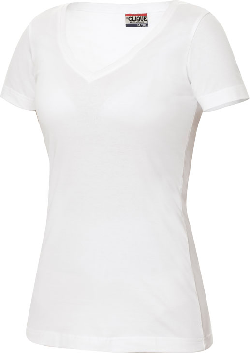 Modieus dames stretch T-shirt met nauwsluitende pasvorm en een ruime V-hals. Het T-shirt is professioneel afgewerkt bij de zijnaden en kraag en voorzien van necktape voor optimaal draagcomfort. De behandelingen met softener en enzymen zorgen ervoor dat het T-shirt zacht en glad aanvoelt. Het T-shirt sluit mooi aan bij de Stretch-T voor heren.
