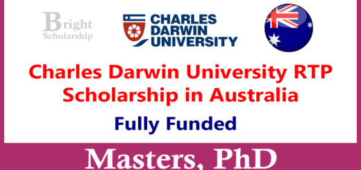 Charles Darwin University RTP Scholarship 2024-25 in Australia (Fully Funded)