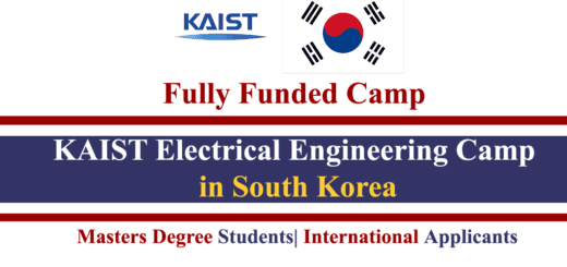 KAIST Electrical Engineering Camp 2024 in South Korea (Fully Funded)