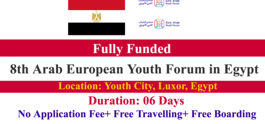 8th Arab European Youth Forum 2024 in Egypt (Fully Funded)