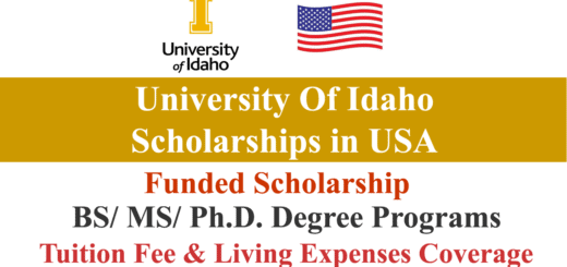 University Of Idaho Scholarships 2024-25 in USA (Funded)