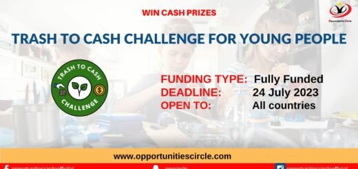 Trash To Cash Challenge For Young People 2023 | Win Prizes