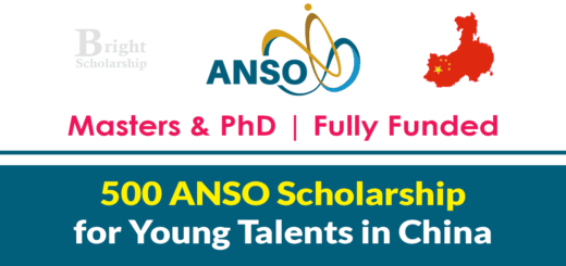 500 ANSO Scholarship for Young Talents 2025 in China (Fully Funded)