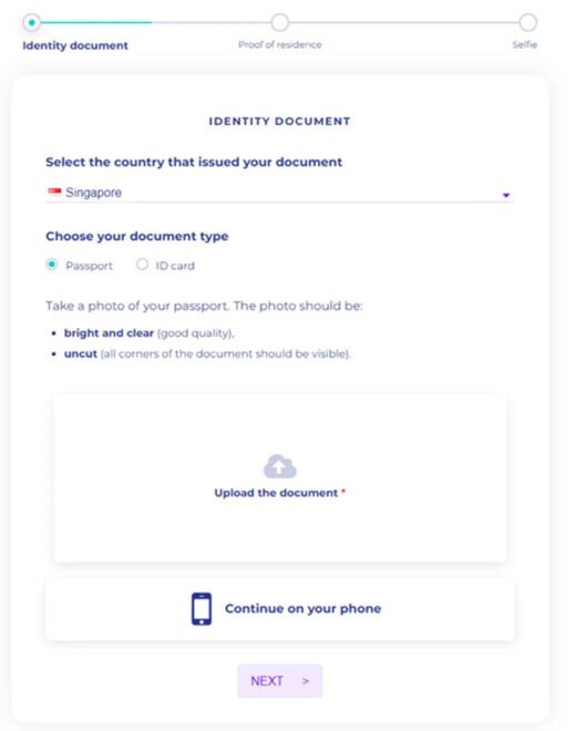 Verifying your identity on Cake DeFi 