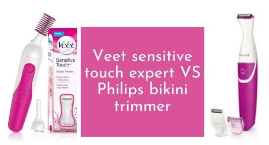 featured image for Veet sensitive touch expert vs Philips bikini trimmer