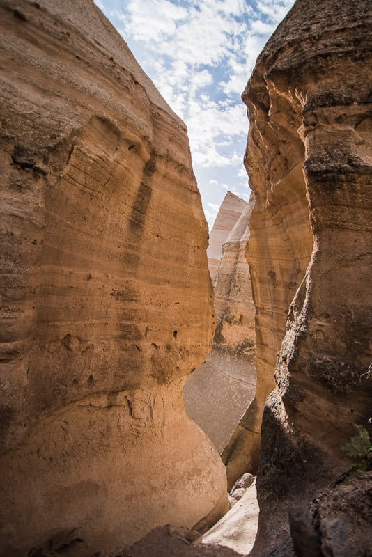 Slot Canyon hike at Kasha-Katuwe Tent Rocks