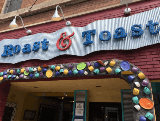 Roast & Toast coffee shop in Petoskey Michigan