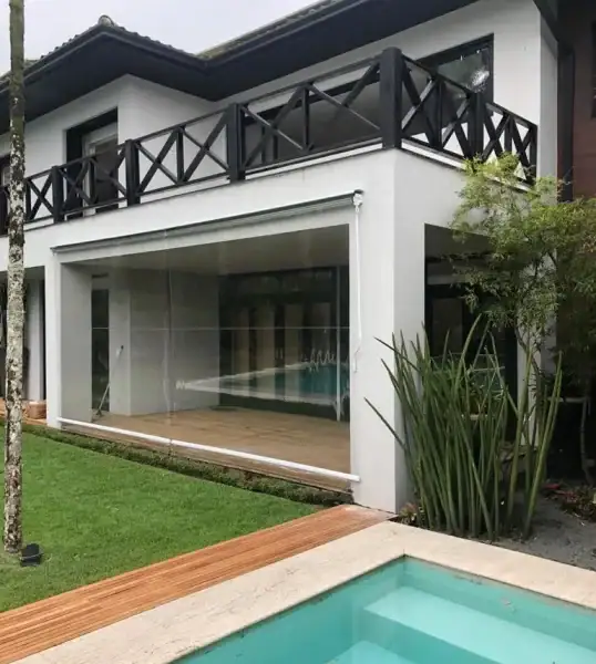 Toldo Cortina Transparente em Santos