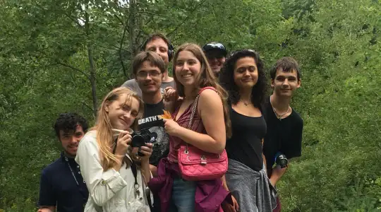 Students doing outdoor activities