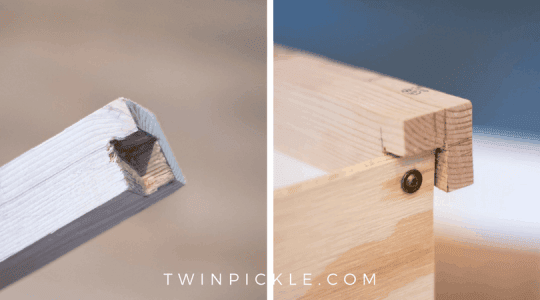 Build a DIY Toy box with chisel corners