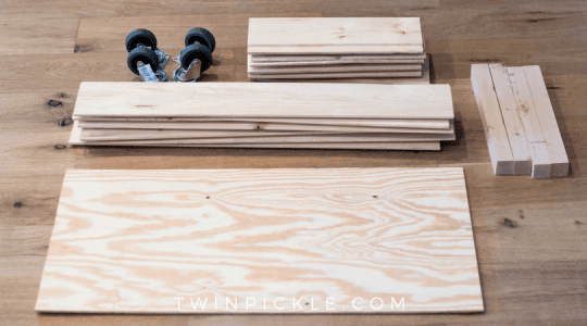 DIY Toy box materials