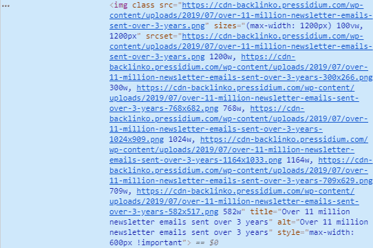on-page seo - html example