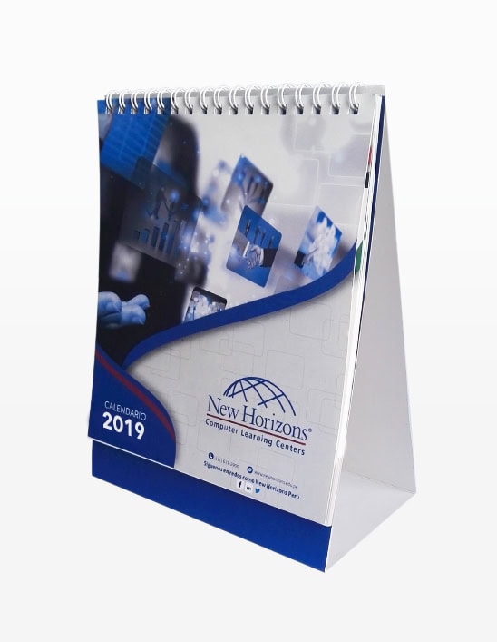 CALENDARIO DE MESA CONTRAPLACADO 13 HOJAS