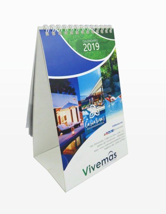 CALENDARIO DE MESA CONTRAPLACADO 7 HOJAS