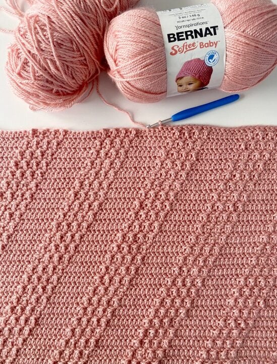 Crochet Diagonal Stripes Baby Blanket Daisy Farm Crafts