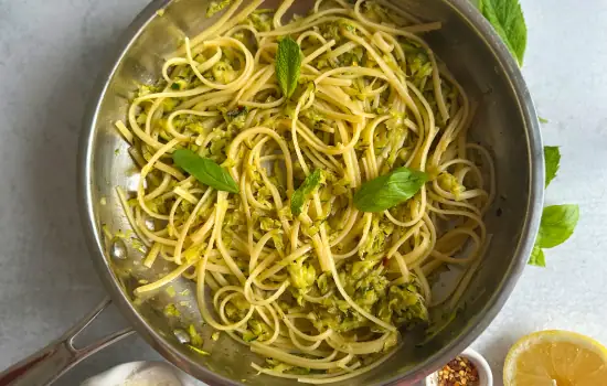 Zucchini Pasta Recipe.