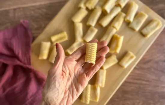 Homemade Rigatoni Pasta from Scratch