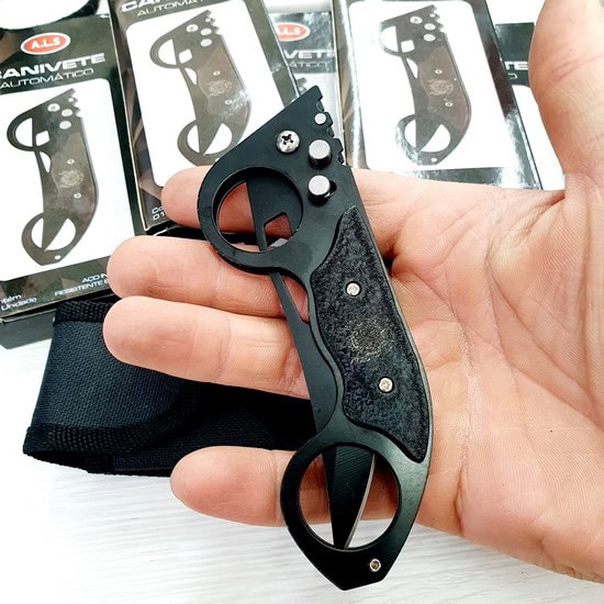Canivete grande-C- Clip-Automatico- Bainha -sjc-lqt_5 Canivete grande    C/ Clip   ( Automatico) – com Bainha